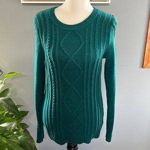 Old Navy Cableknit Sweater Sz L